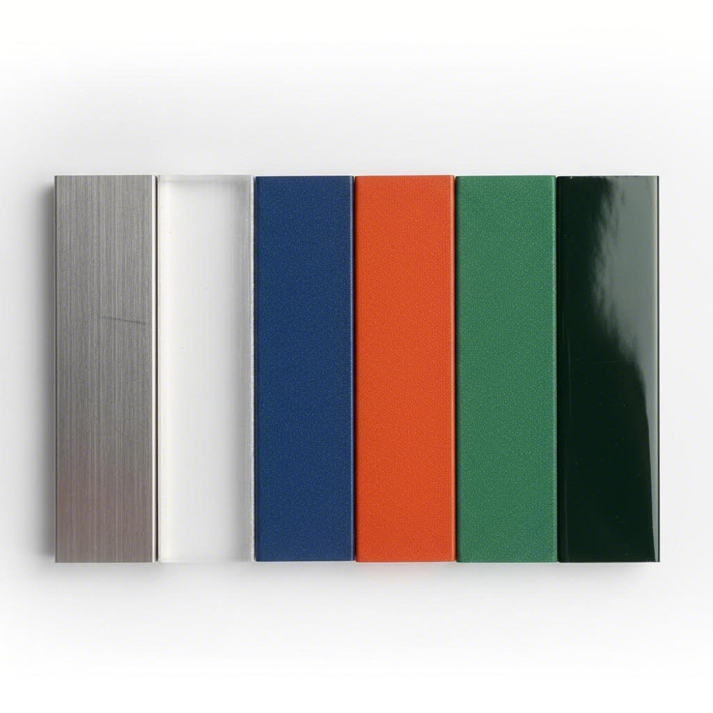aluminum extrusion surface finish options from mill finish to anodizing and powder coating