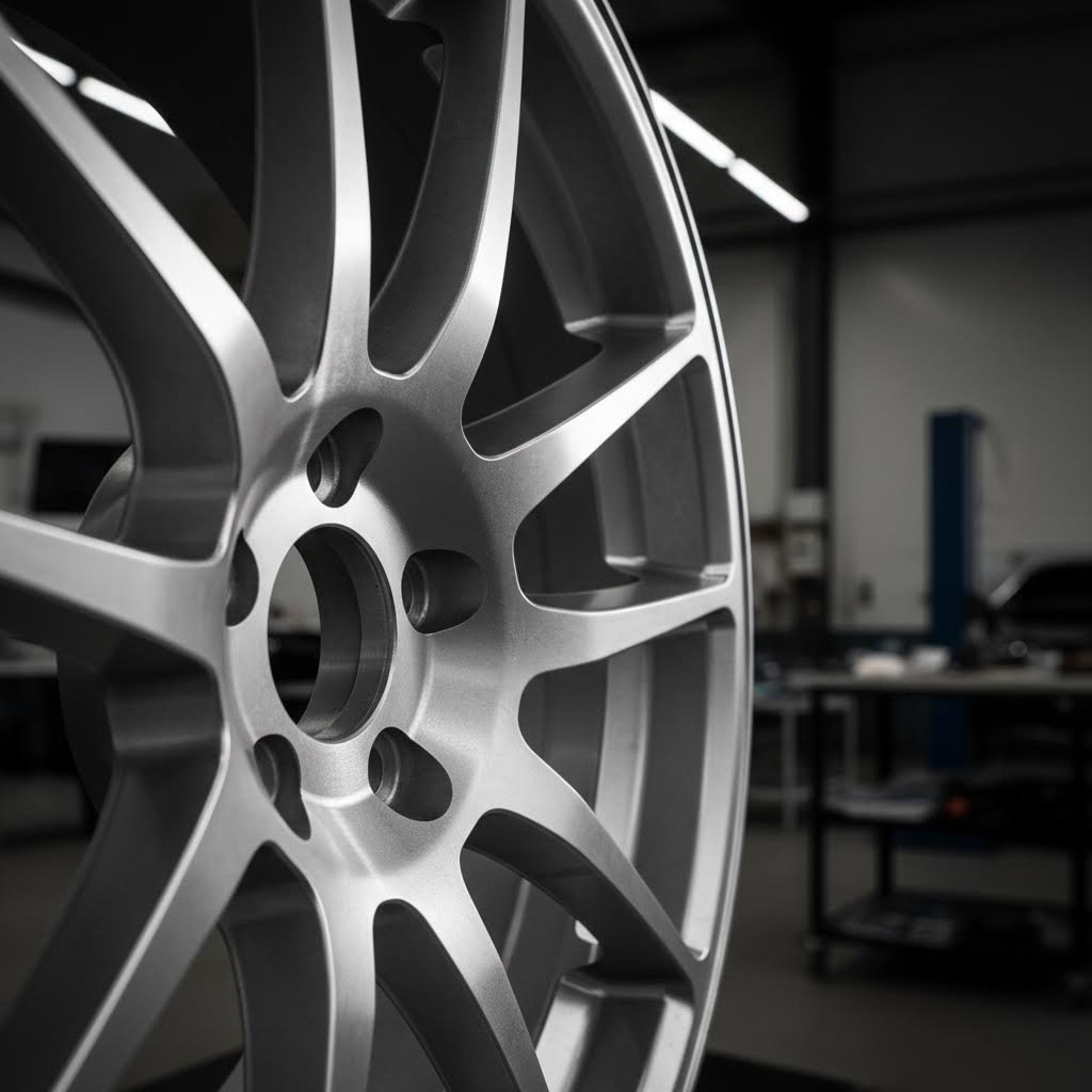 raw forged aluminum wheel showing natural surface texture before custom finishing