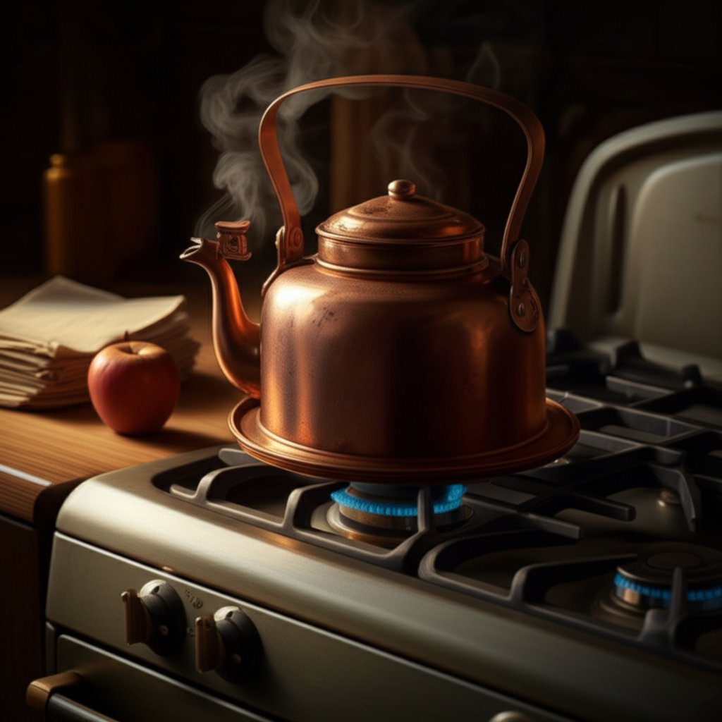 copper kettles excel at even heating and precise temperature control