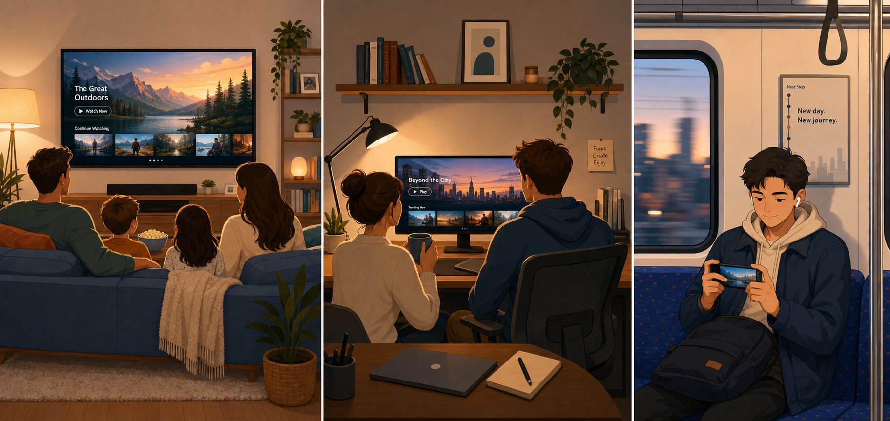your ideal netflix plan depends on screen size household size and how you watch