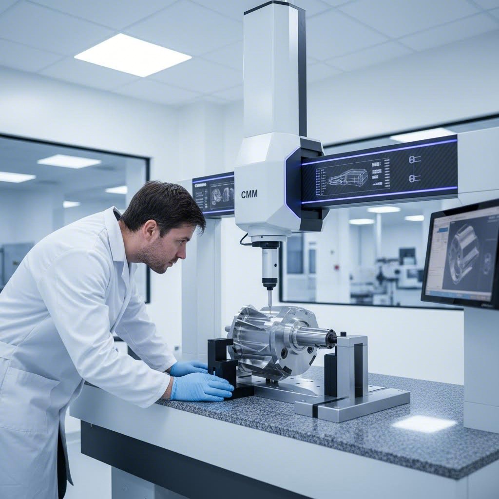 cmm inspection ensures dimensional accuracy of fabricated parts