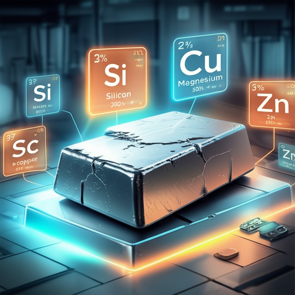 key alloying elements that influence aluminum's melting point