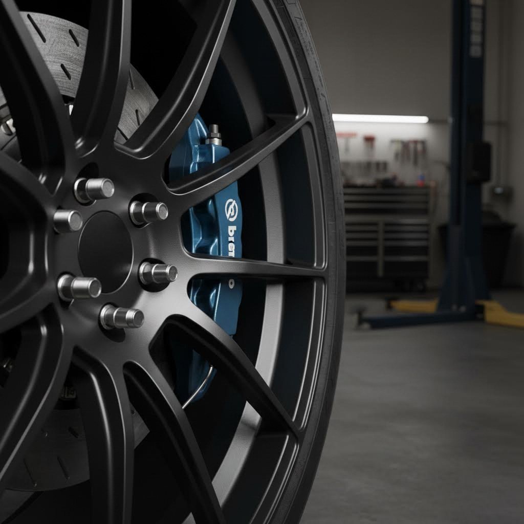 proper brake clearance between forged wheel spokes and caliper body is critical for safe wheel fitment