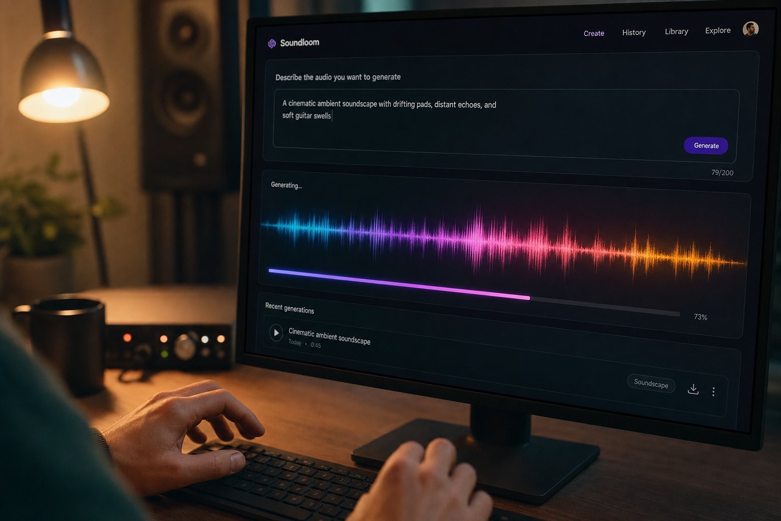 generating your first ai song takes under five minutes from prompt to playable audio output