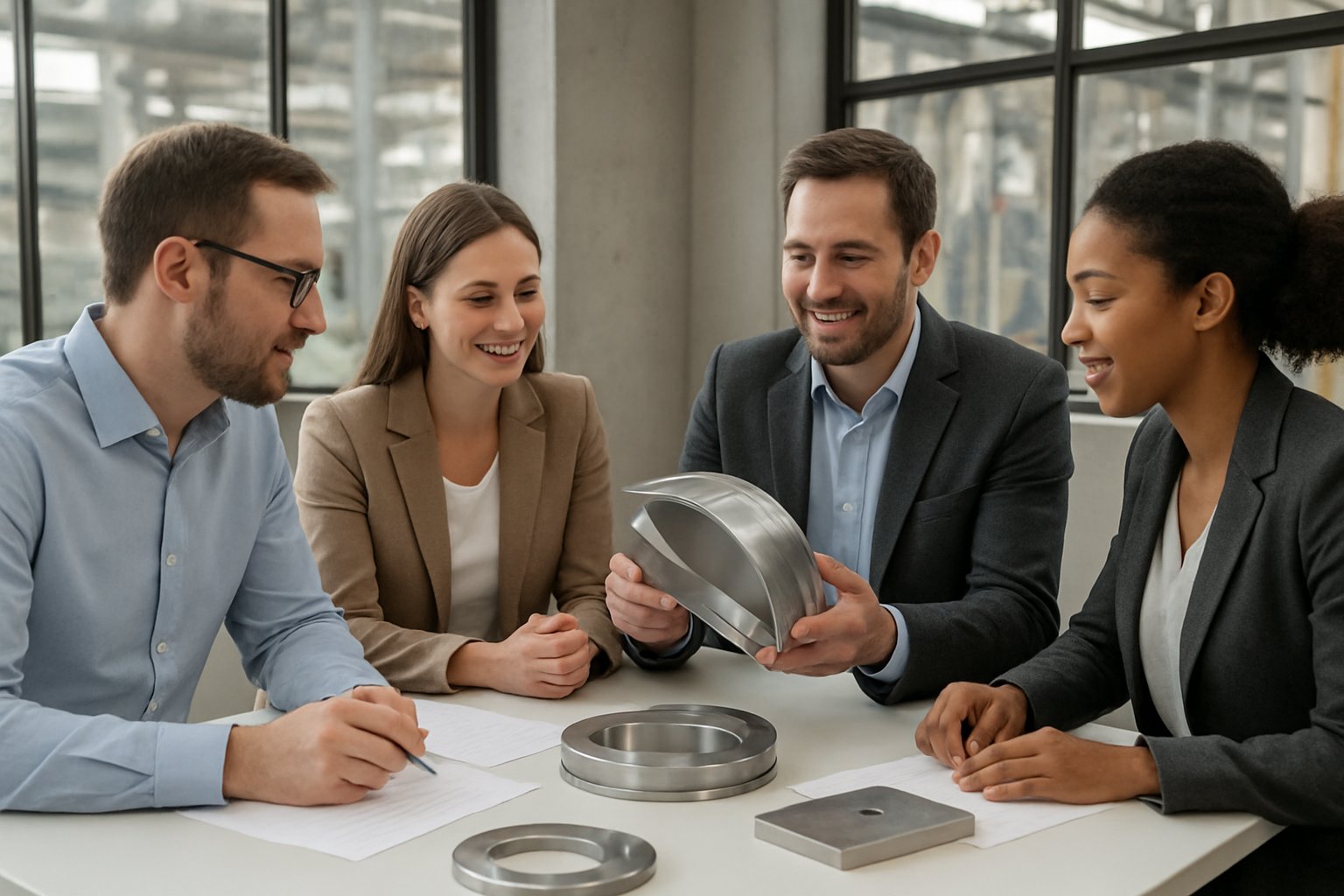 procurement review of coated metal parts and supplier approval workflow