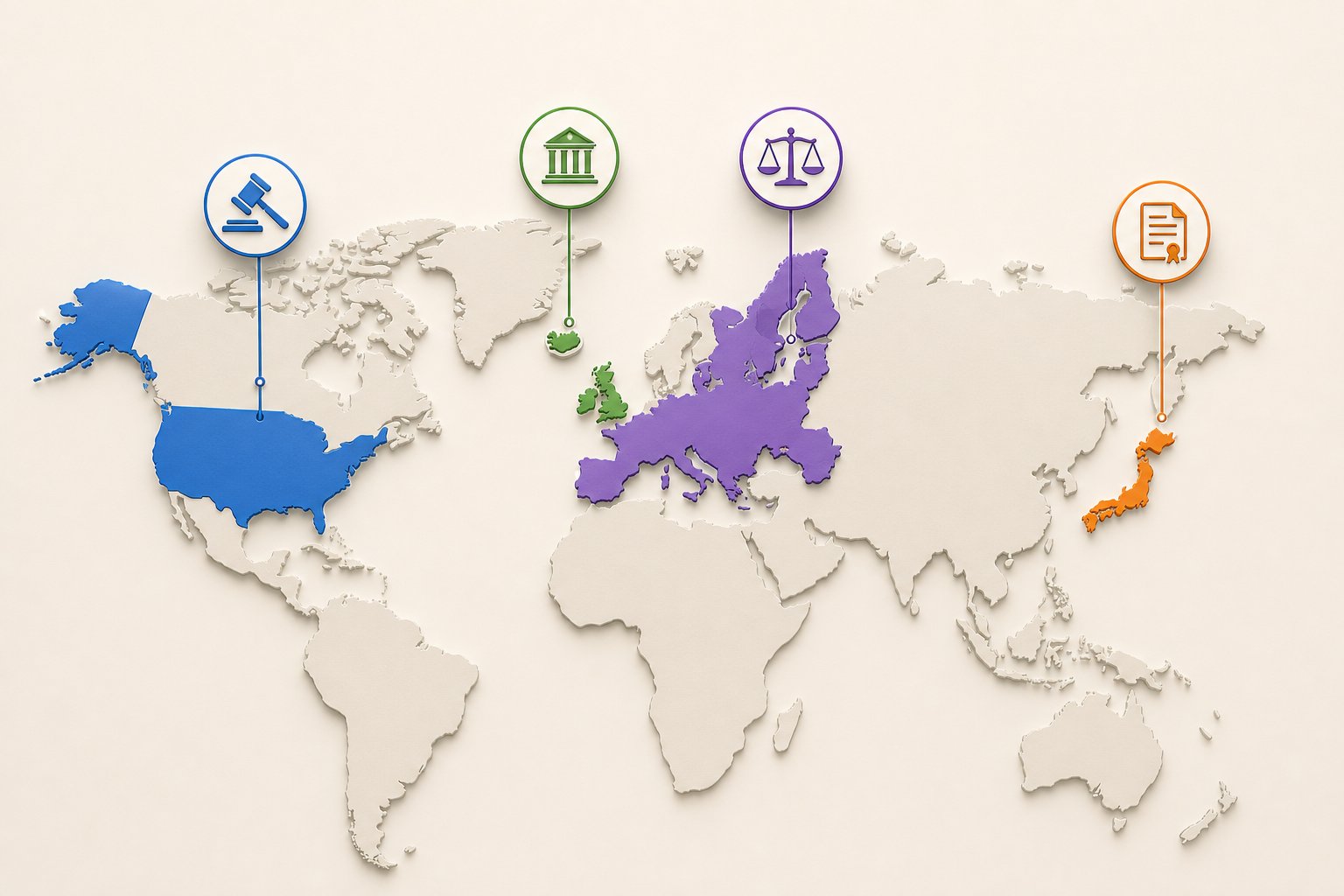 major jurisdictions take different approaches to ai music copyright protection