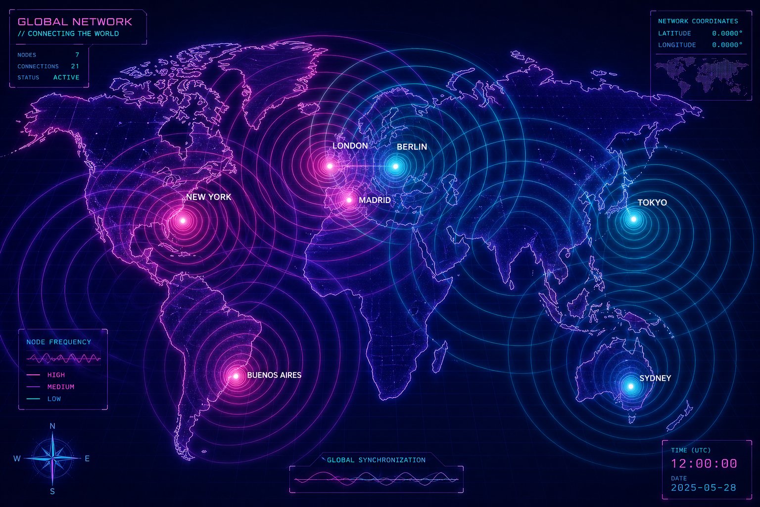 global reach of new wave music with regional scenes spanning from tokyo to buenos aires