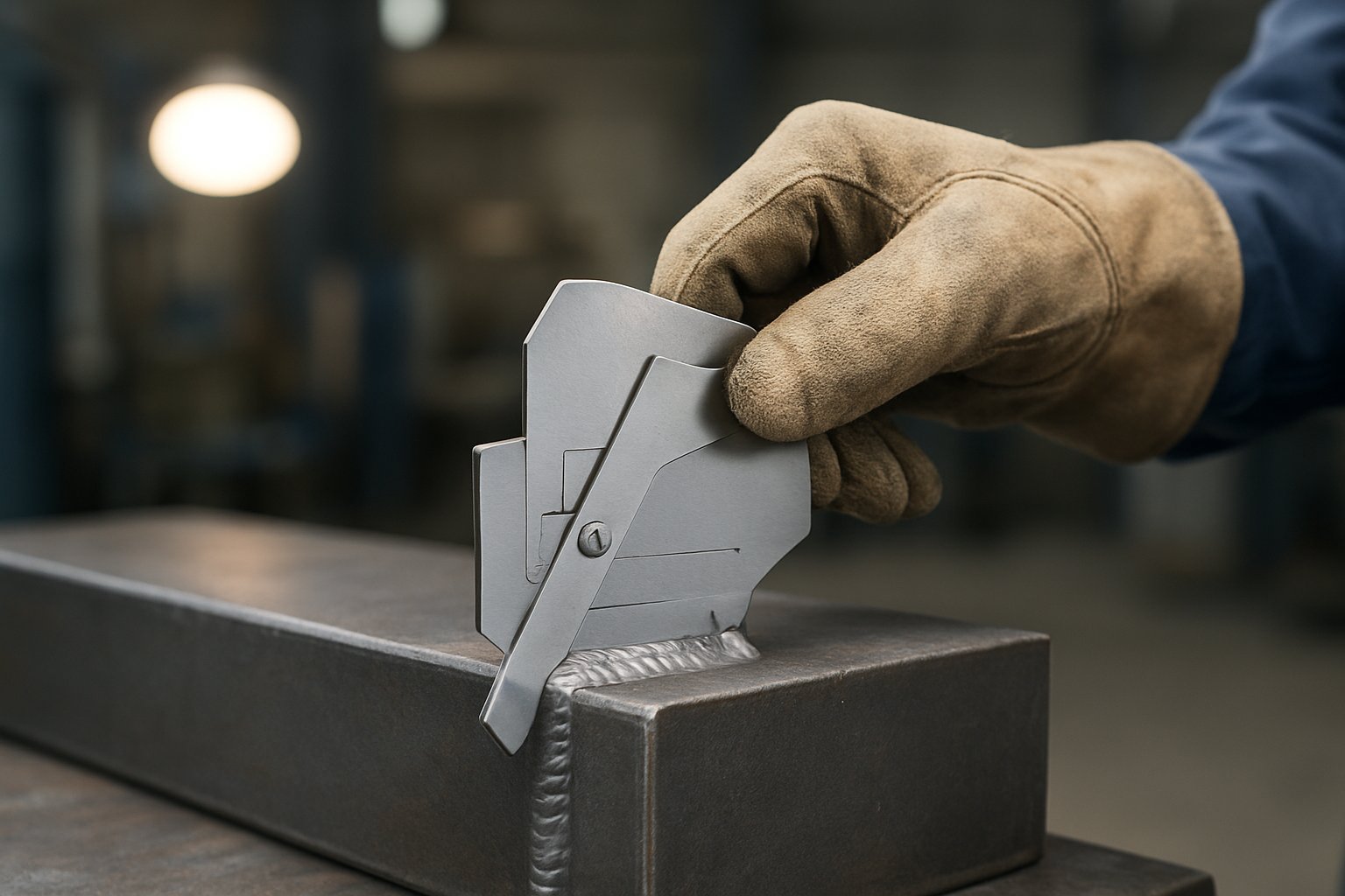 visual guide to checking fillet weld leg size and throat