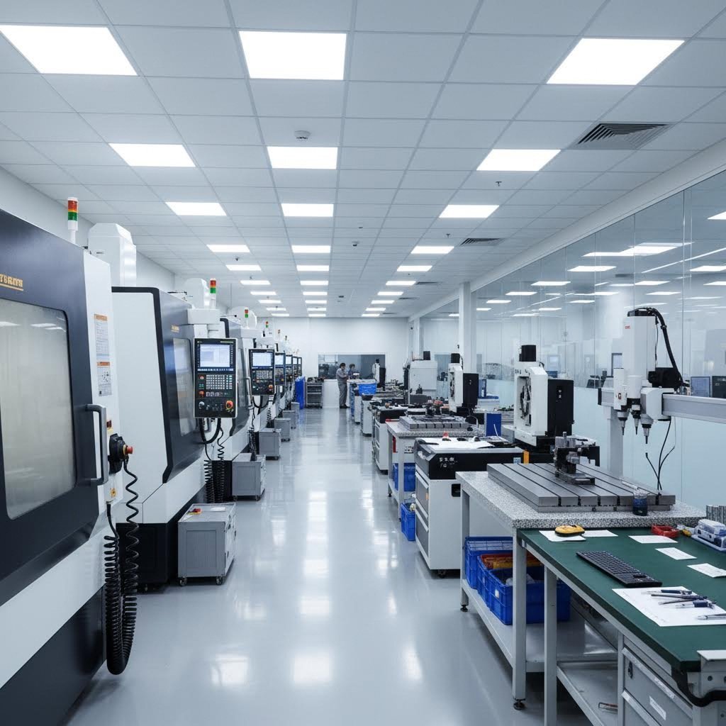 professional cnc machining facility with quality inspection capabilities