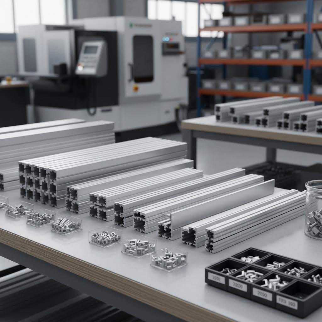 aluminum t slot extrusion profiles in various sizes form the foundation of modular construction systems