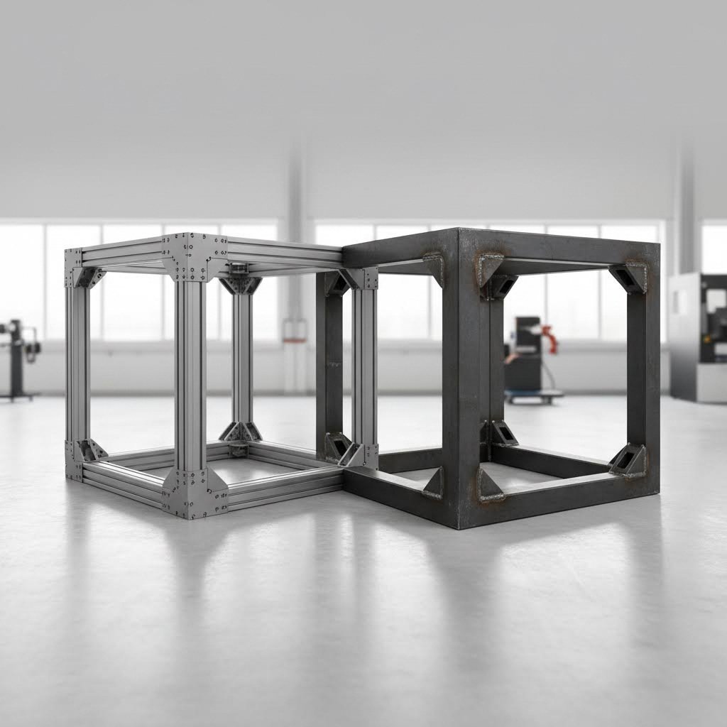 aluminum t slot framing delivers one third the weight of steel with superior corrosion resistance