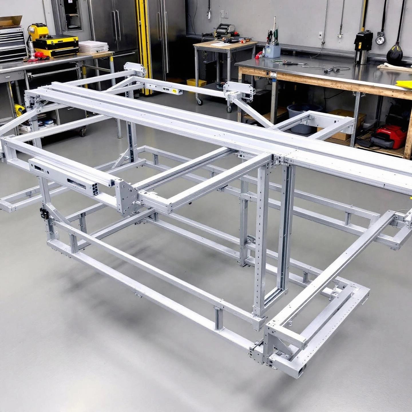 modular t slot framing systems enable flexible reconfigurable structures
