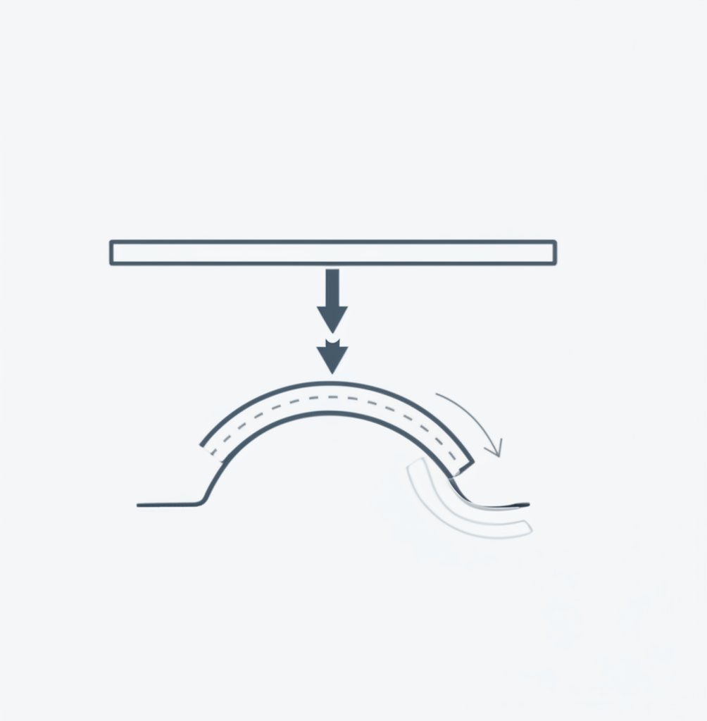 visualizing springback in metal forming after bending operations