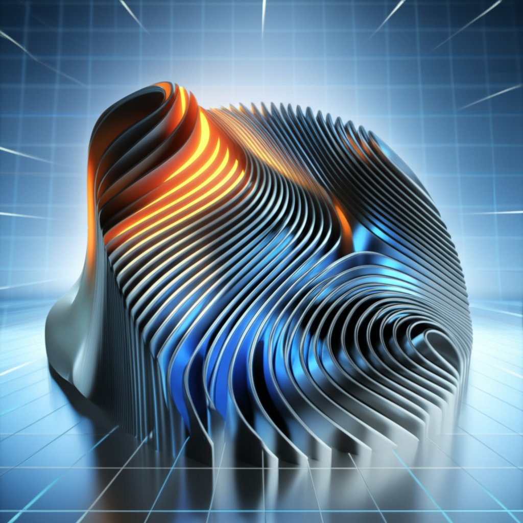 conceptual art of near net shape extrusion showing material efficiency