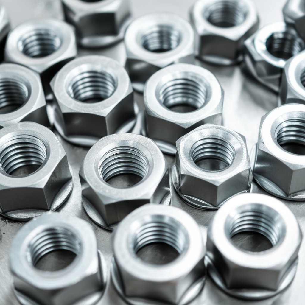 dacromet coated fasteners showing uniform silver gray anti corrosion finish