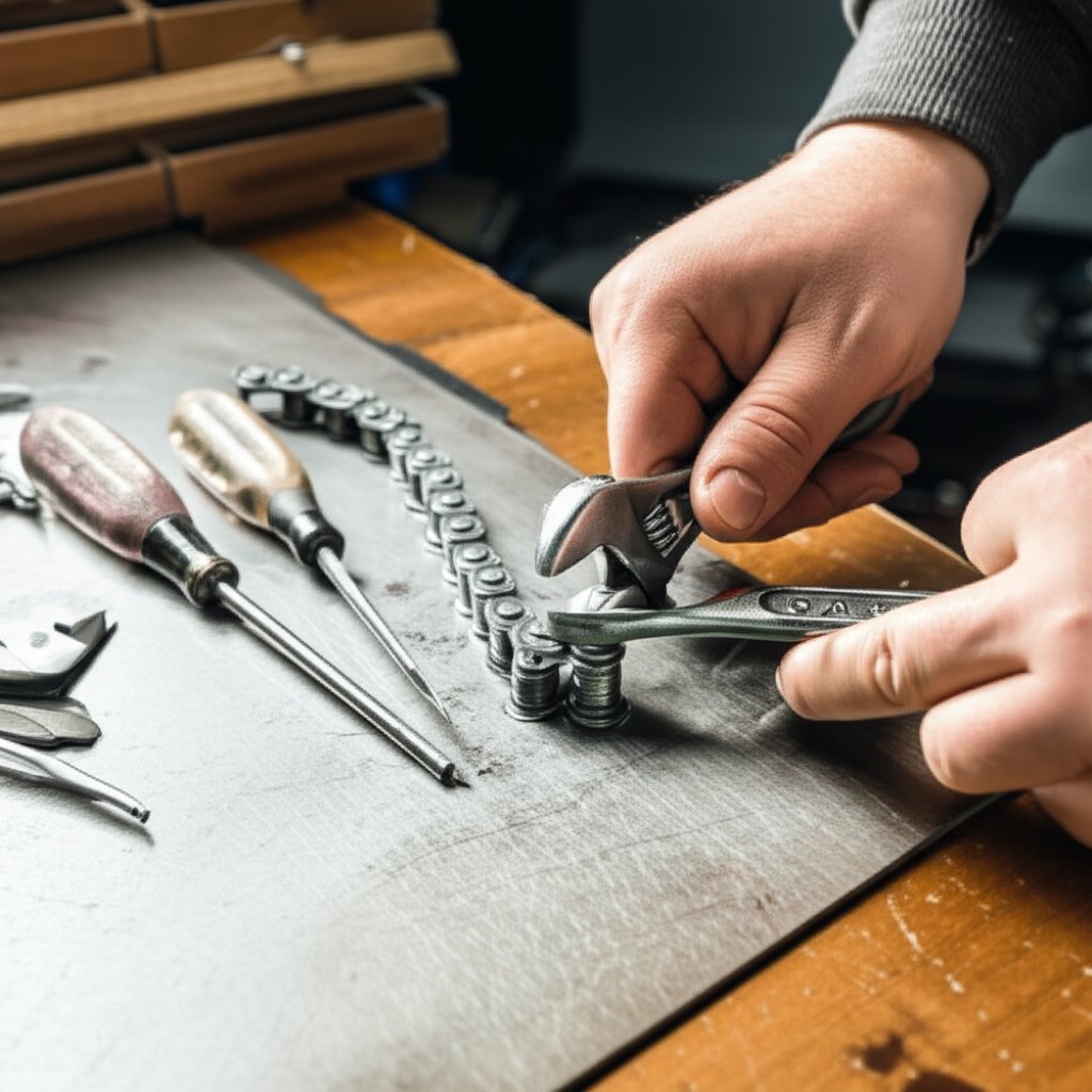 field repair of dacromet coated hardware using standard tools