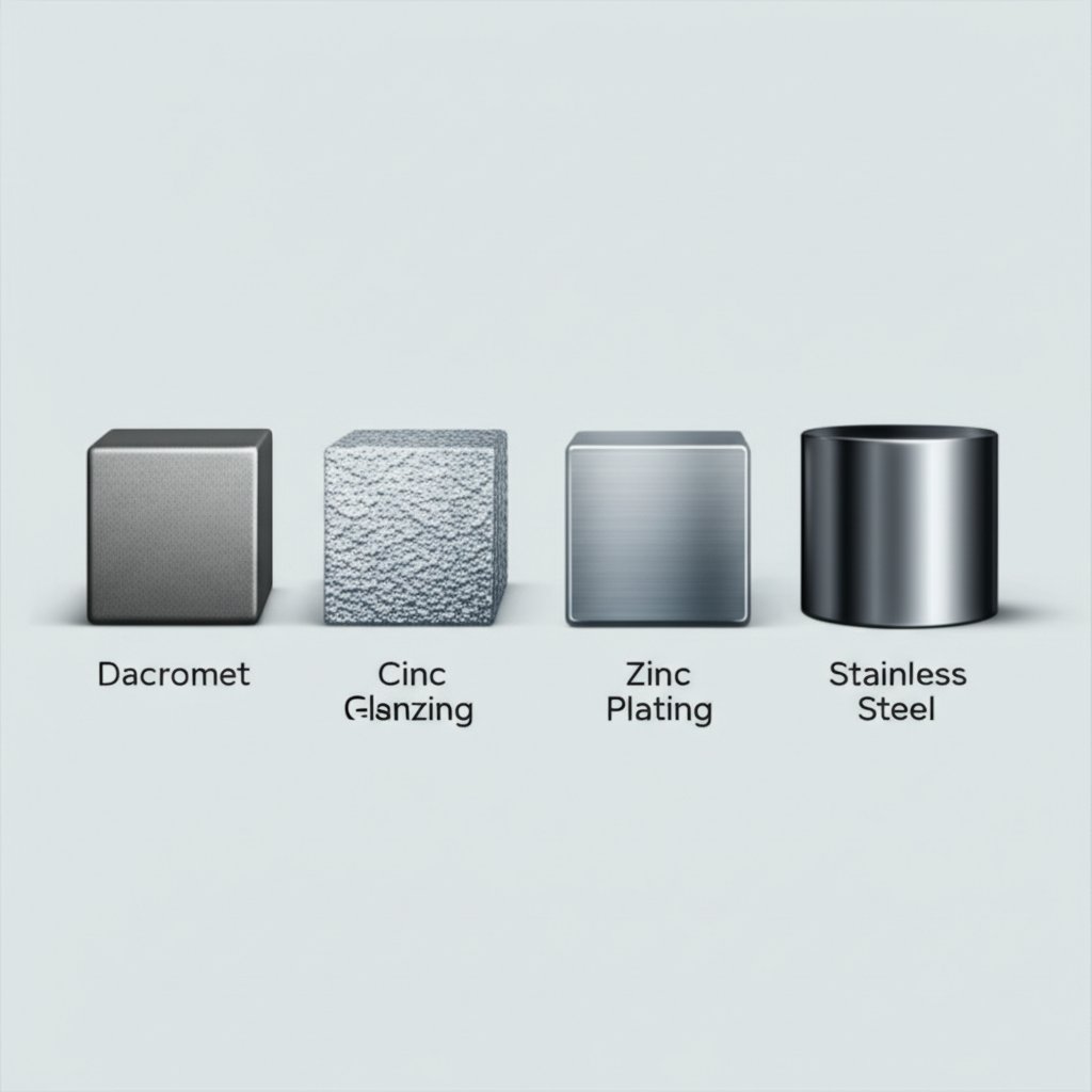visual comparison of dacromet and alternative metal coatings