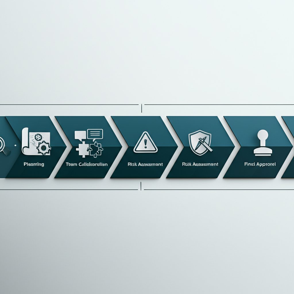 visual summary of the production part approval process in automotive manufacturing