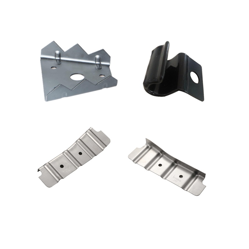 various die types and holders organized for selection