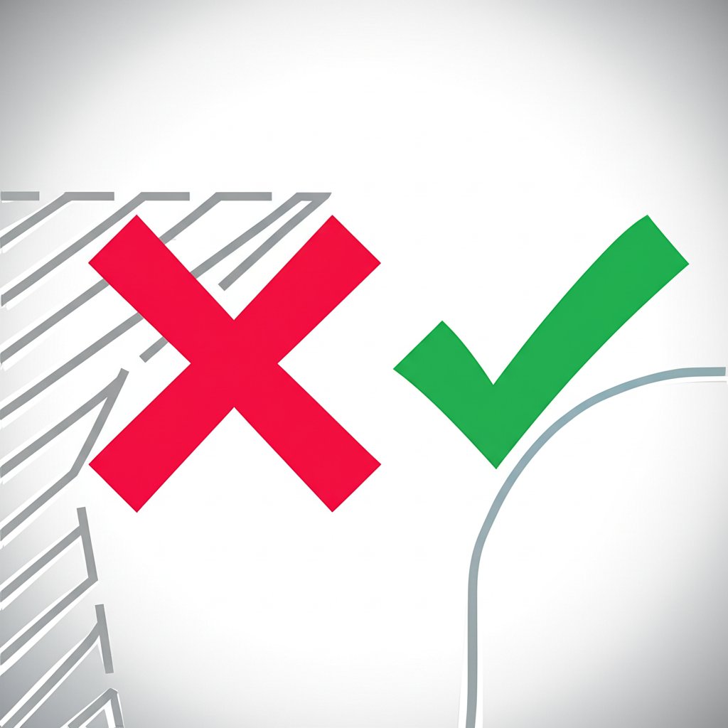 diagram comparing an incorrect sharp internal corner with a correct radiused corner for cnc