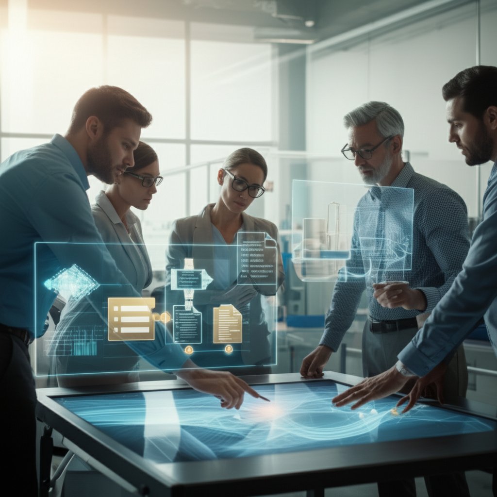 collaborative manufacturing team managing apqp and ppap processes