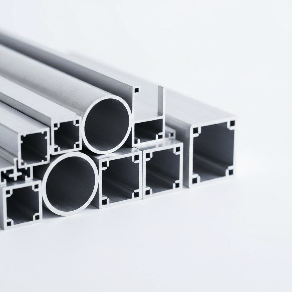 precision 6063 aluminum extrusion profiles showcasing diverse architectural and industrial shapes