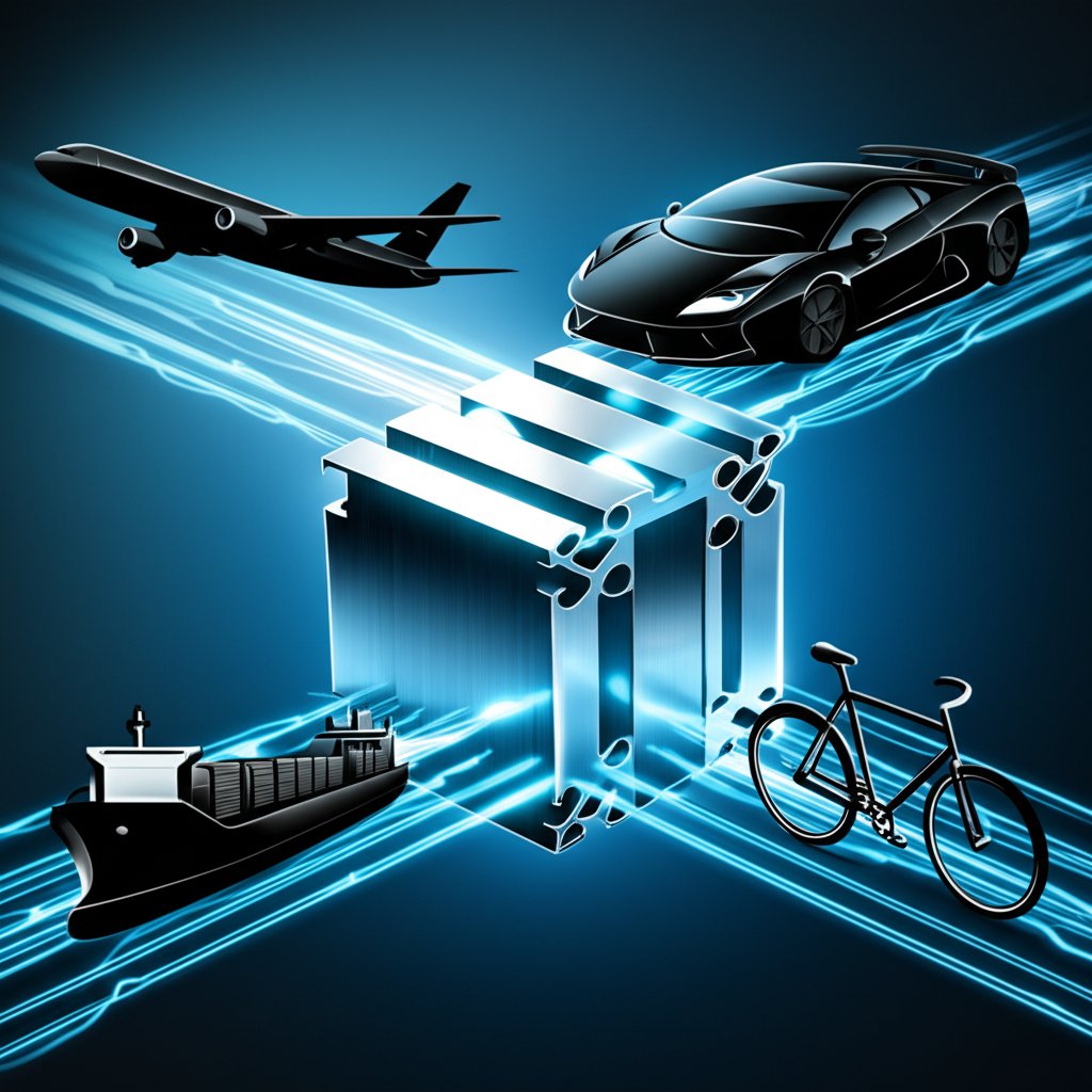 6061 aluminum alloy used across aerospace automotive marine and sporting goods industries