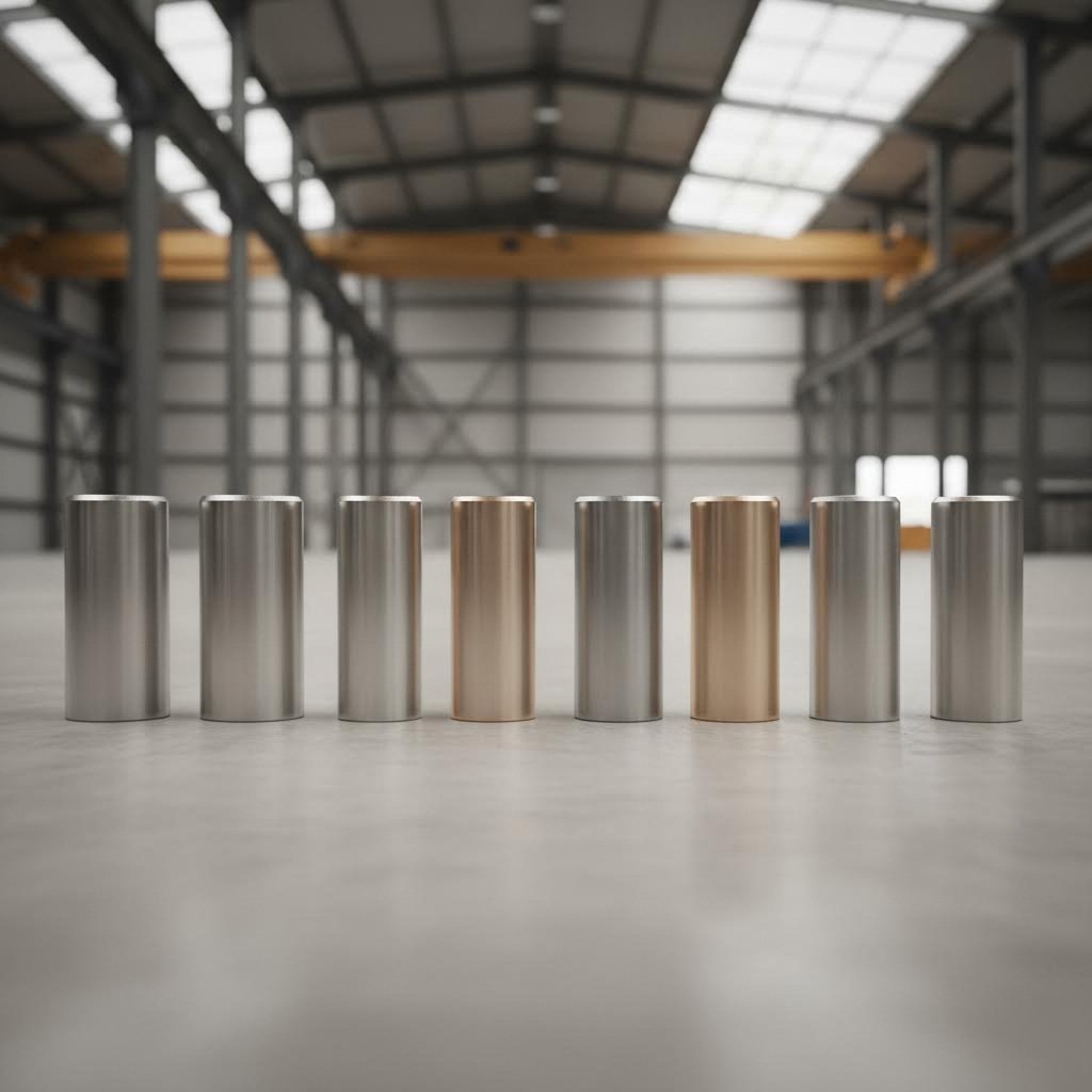 aluminum alloy series comparison showing the seven major families used in manufacturing