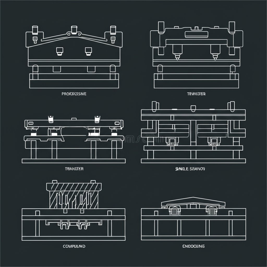 comparison of common metal stamping die types and their applications