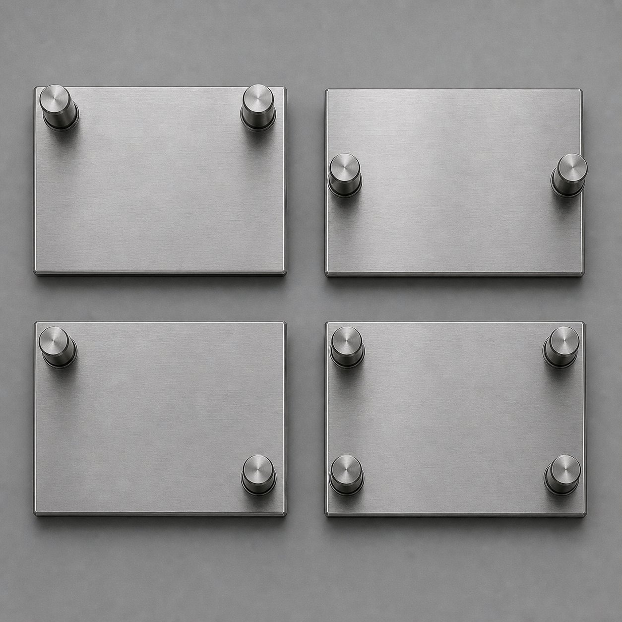 info-1-1 top down view of four standard guide post configurations back post center post diagonal post and four post arrangements