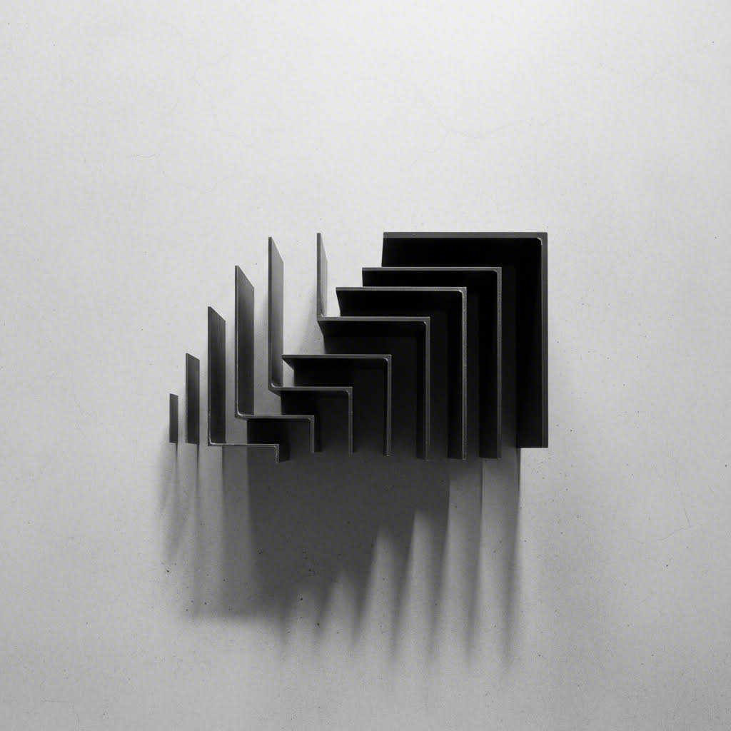 black aluminum angle profiles available in multiple sizes for diverse applications