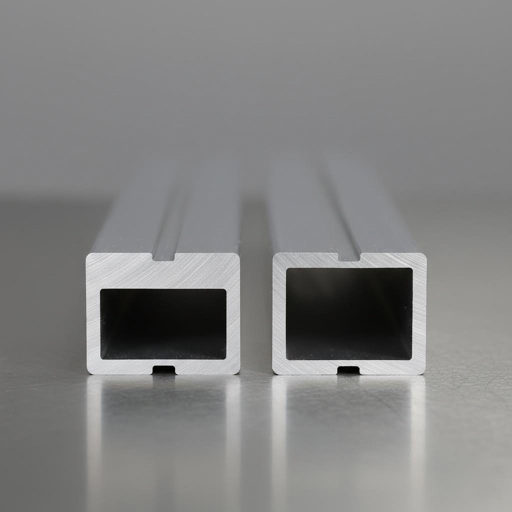 aluminum alloy samples showing material finish quality