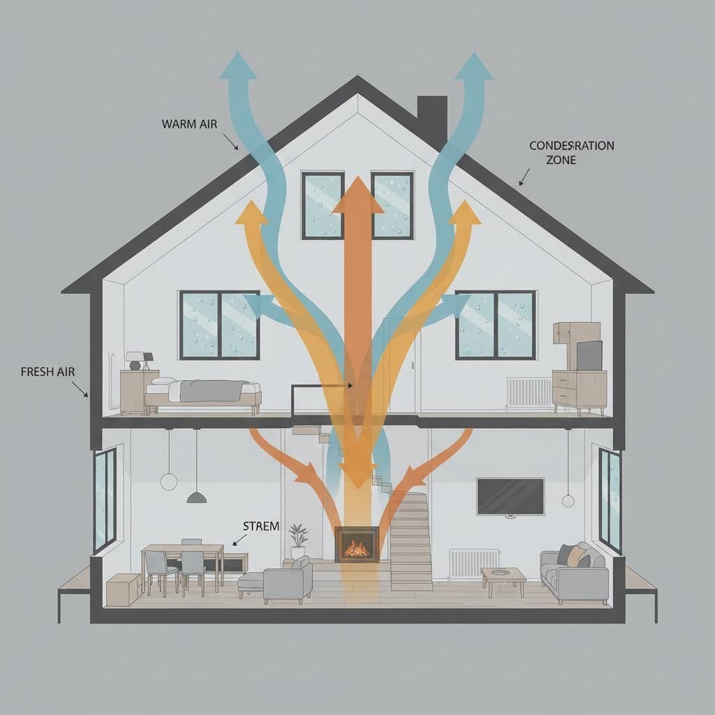 how trickle vents improve air circulation and reduce condensation in modern homes