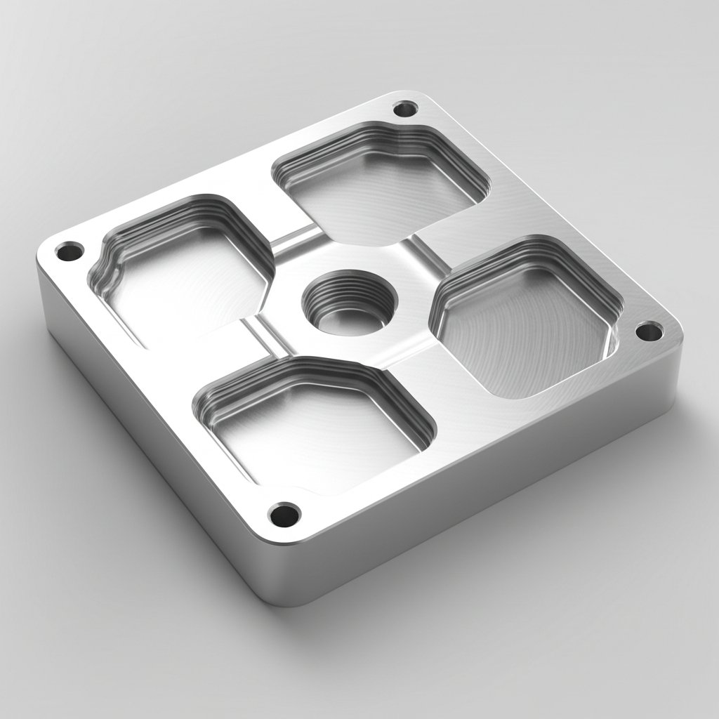 machined aluminum part with corrosion resistant design features