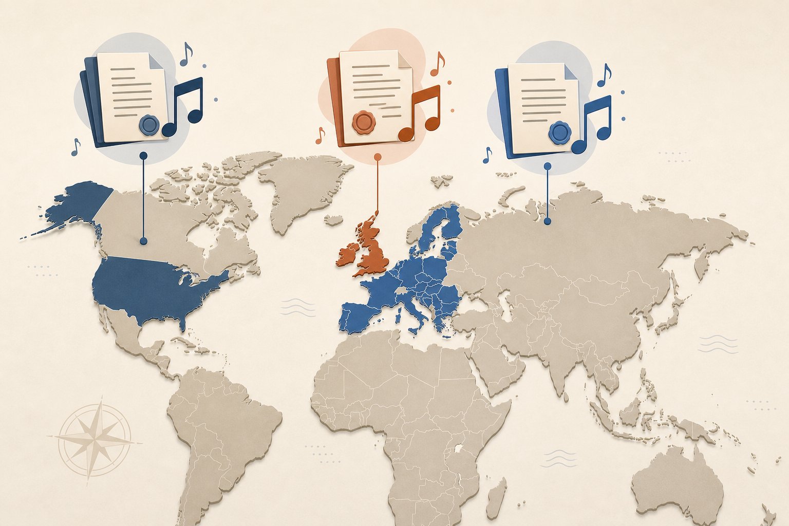 copyright protection for ai music varies significantly across us uk and eu jurisdictions