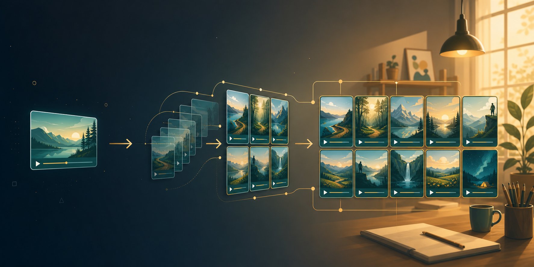 building a portfolio means progressing from isolated experiments to a unified body of visual work