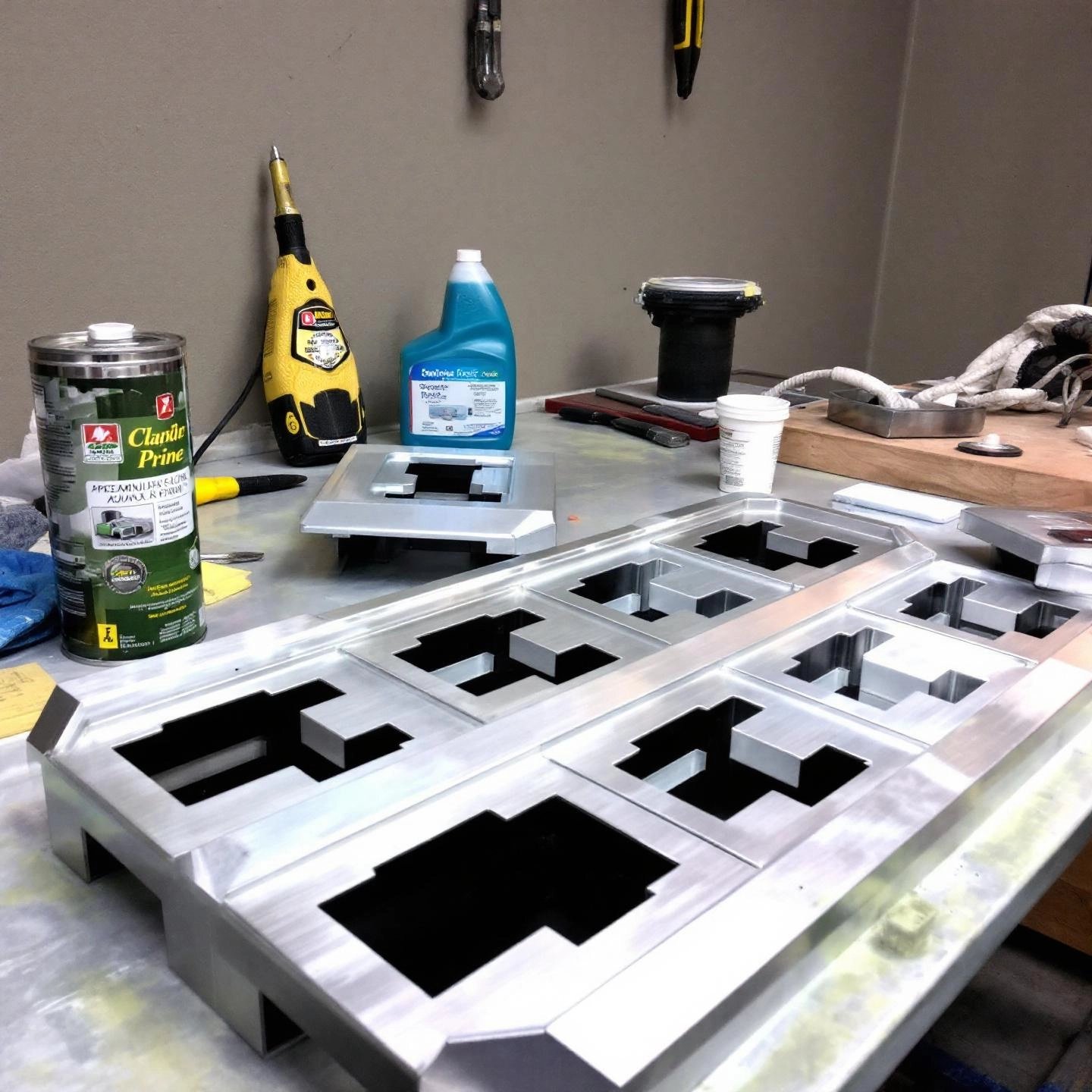 professional preparation and priming of aluminum surfaces for a flawless durable finish