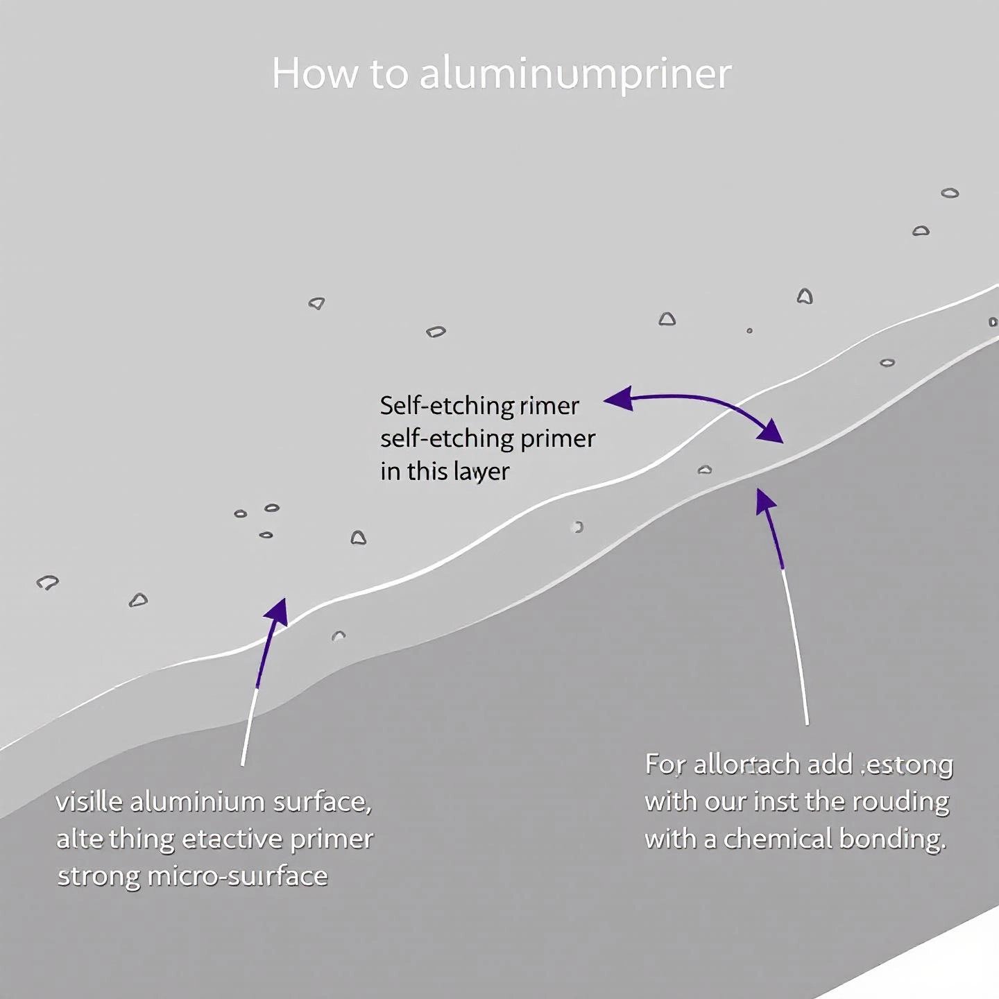 self etching primer creates a micro rough surface for strong paint adhesion on aluminum