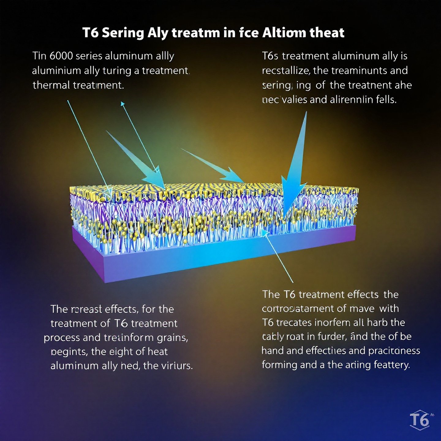 effects of thermal treatments on 6000 series aluminum crystal structure