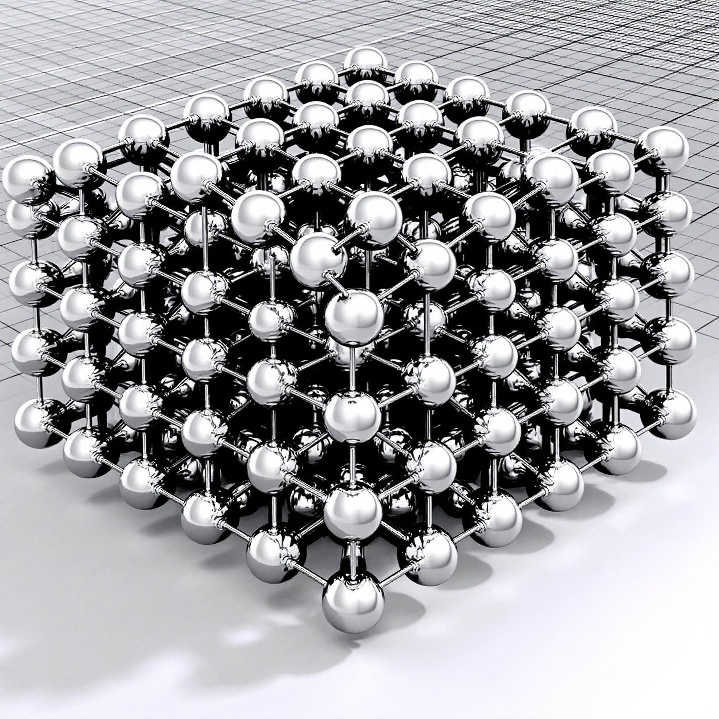 visual representation of the 6000 series aluminum crystal structure