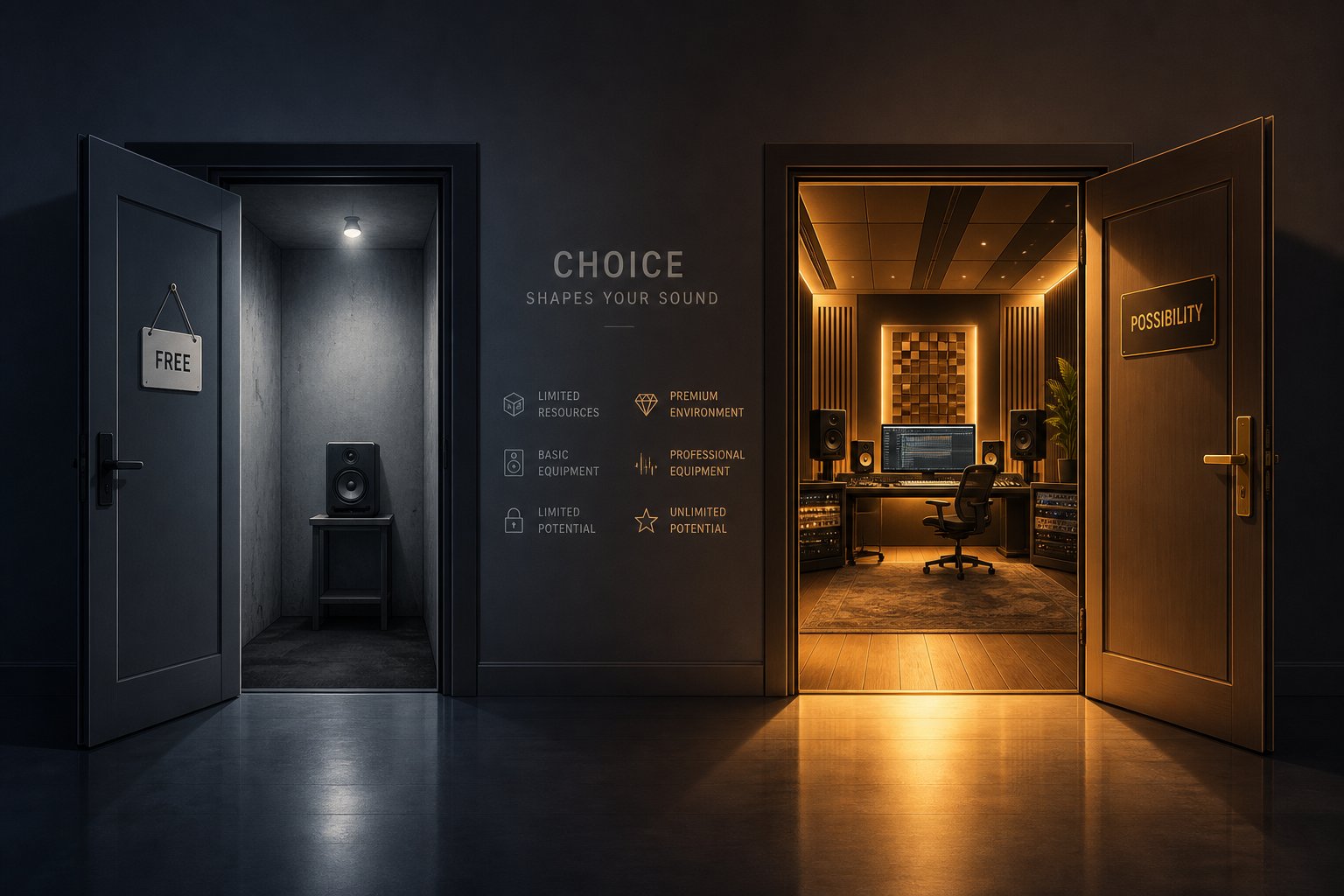 free tiers offer limited previews while paid plans unlock commercial rights and higher audio quality