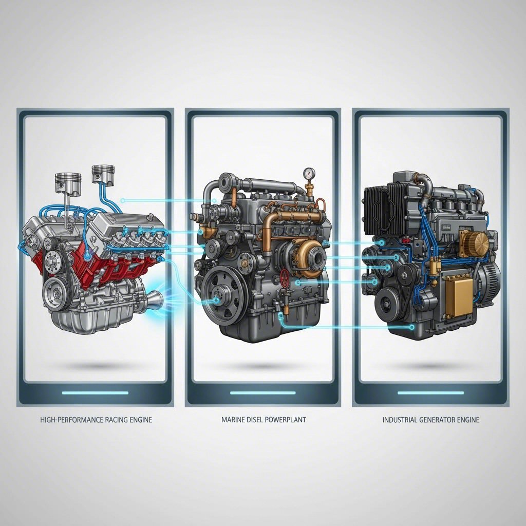 custom crankshafts serve diverse applications from racing engines to marine and industrial powerplants