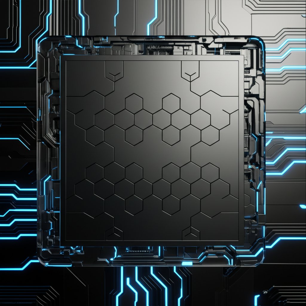 conceptual art of a precision engineered electronics housing with superior thermal management