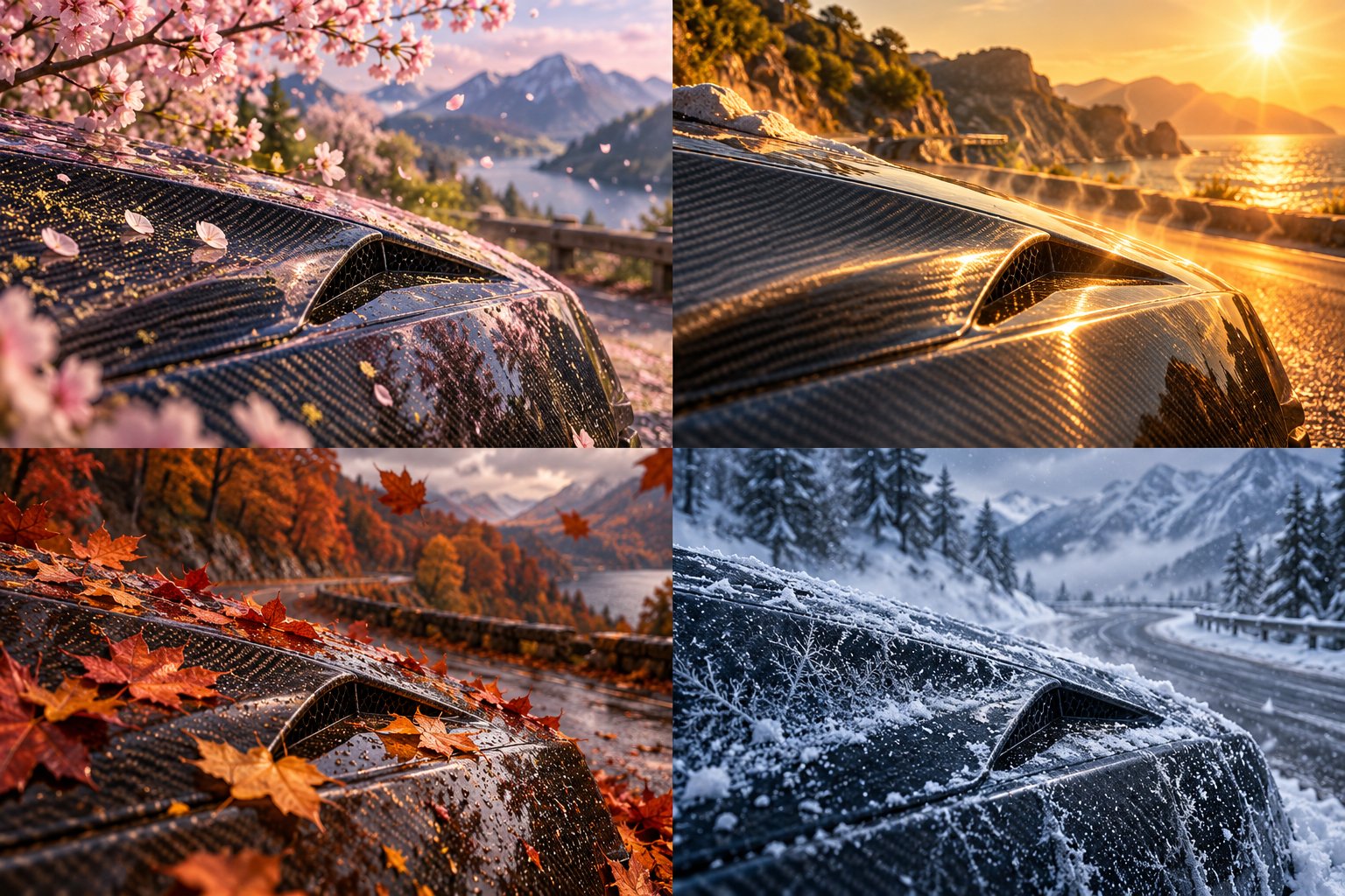 each season brings unique threats to carbon fiber that require targeted maintenance