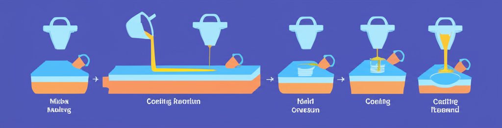 stages of the valve casting manufacturing process