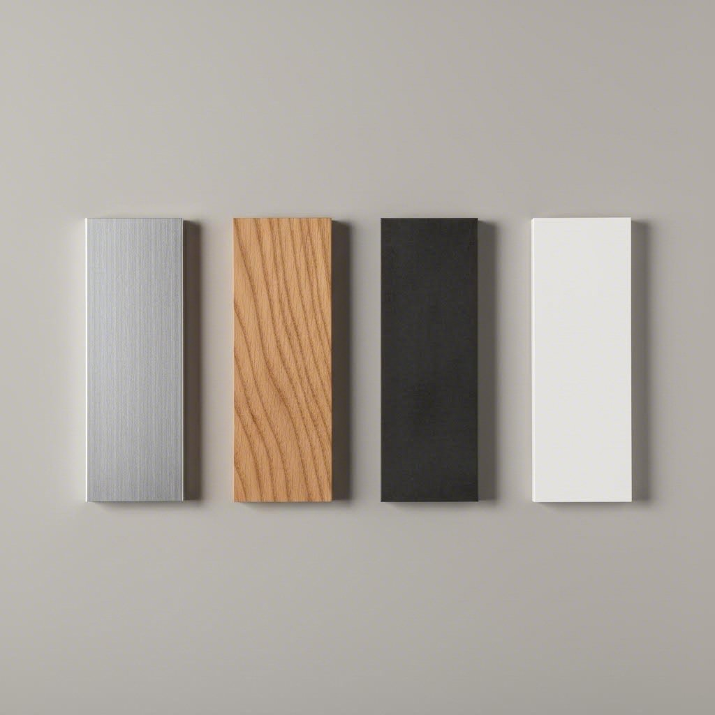 comparing mirror frame materials aluminum wood steel and plastic options