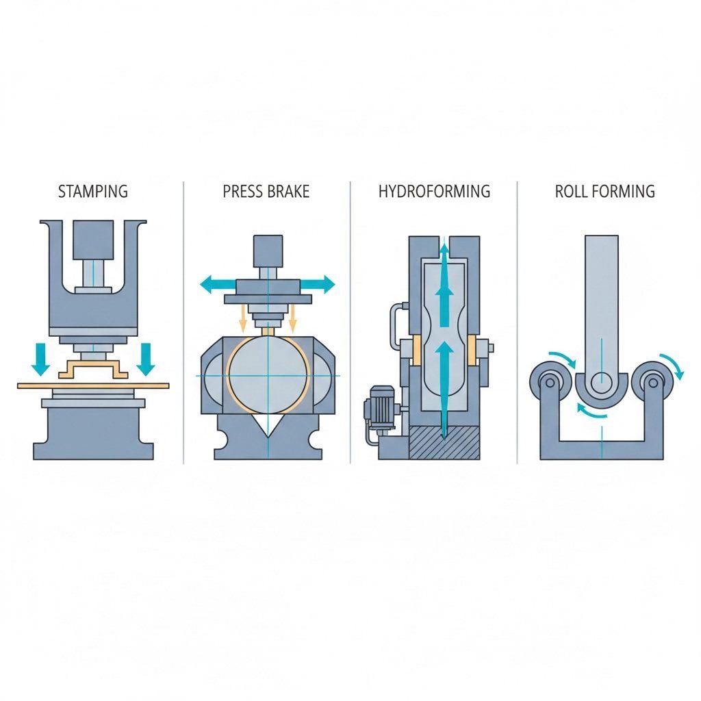 overview of core sheet metal forming processes and techniques