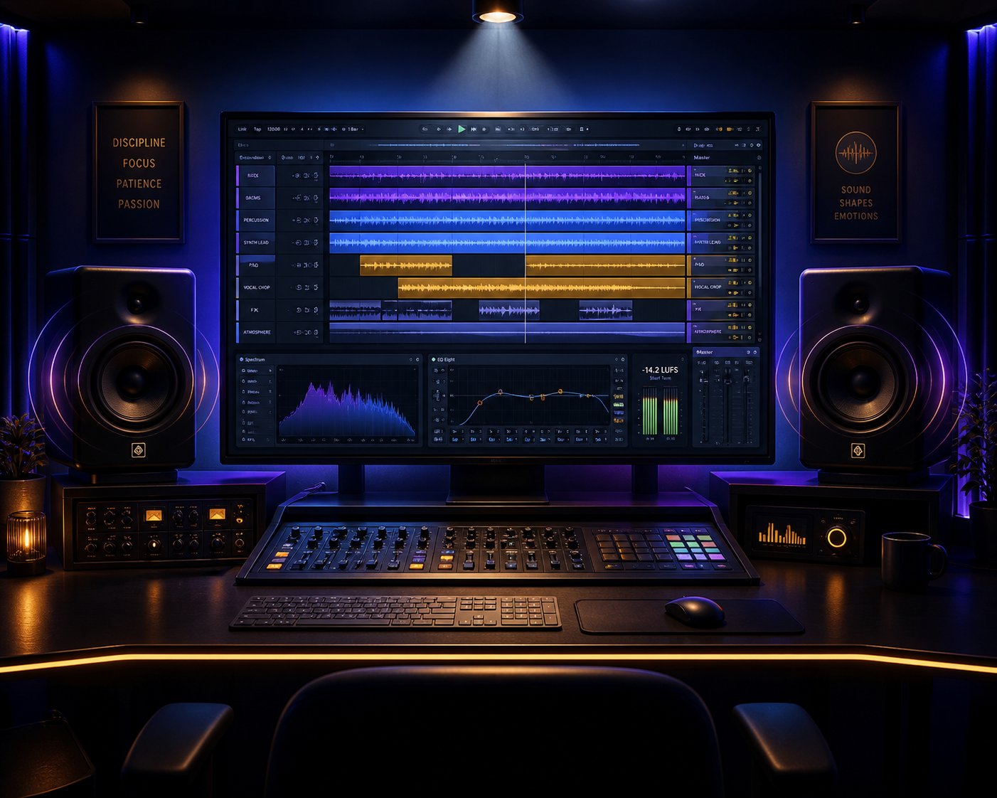 studio grade ai music generation with stem separation and timeline editing for professional producers