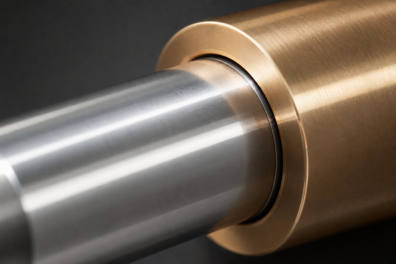 info-1-1 close up of guide pin and bushing interface where precision tolerances determine stamped part accuracy