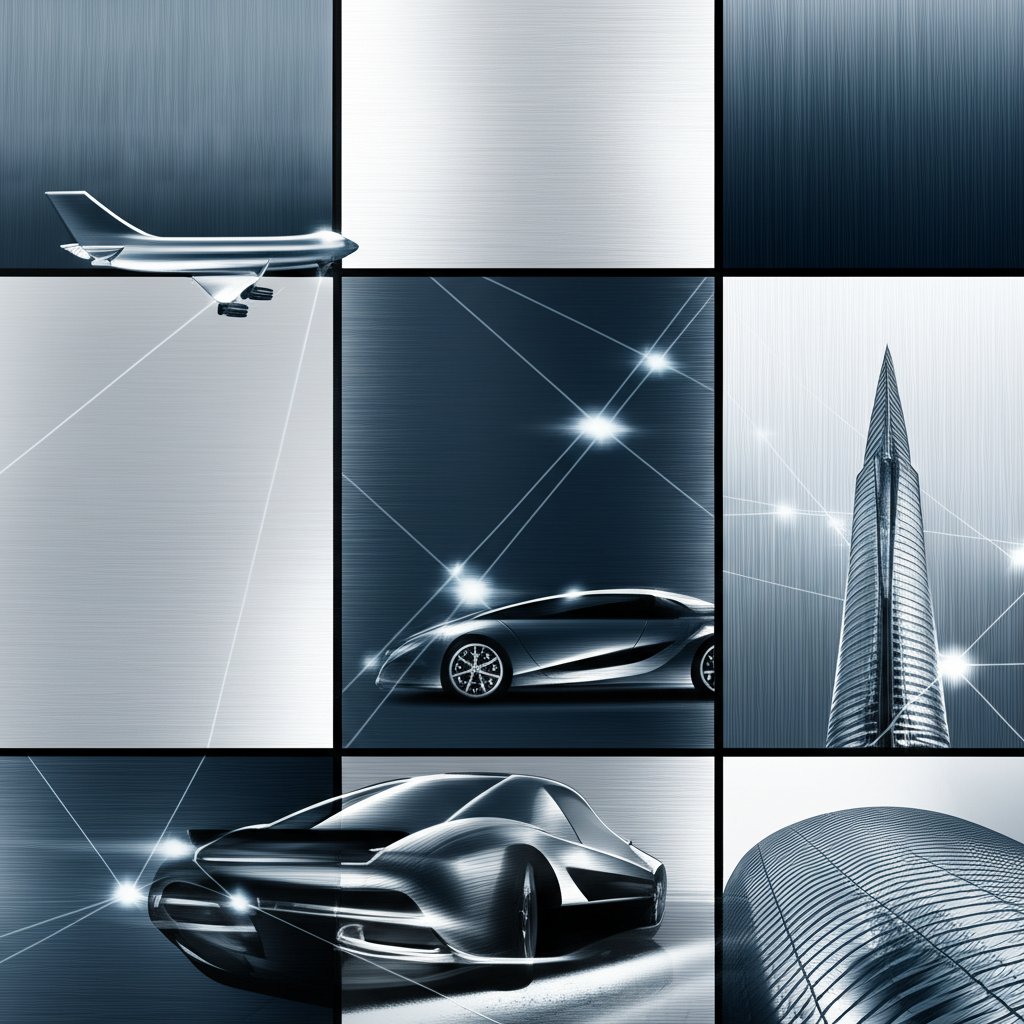 aluminum's impact across aerospace automotive construction and electronics